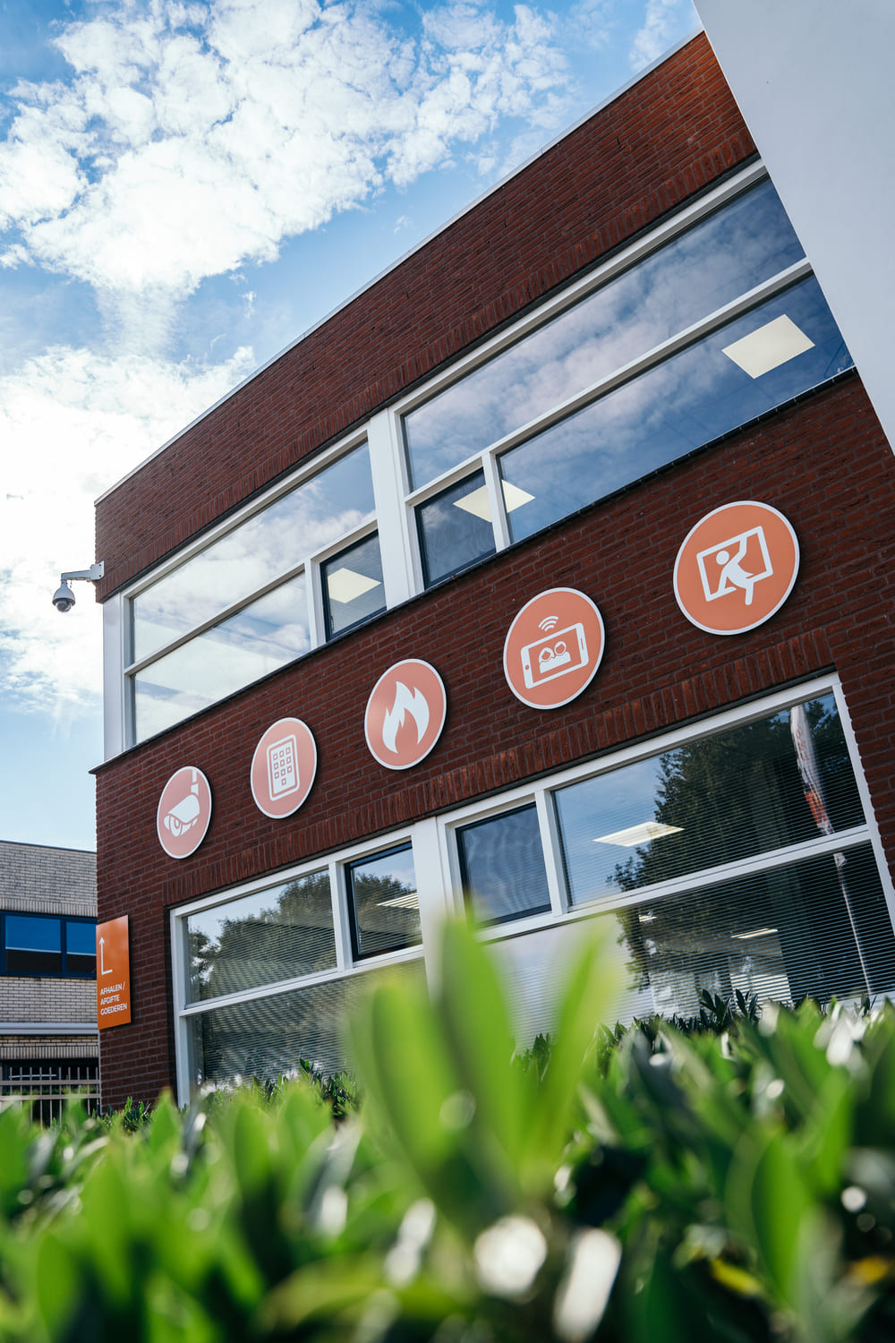 Aanzicht kenmerk iconen van SecPro